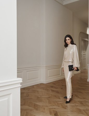 Twist & Tango Maia Sequin Blouse - Gold - 34