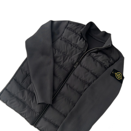 Stone Island gray cardigan jacket