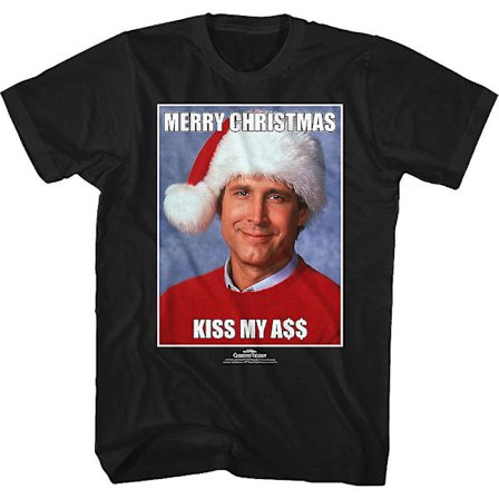 Clark Griswold Kiss My Ass Julenissen T-skjorte