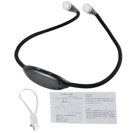 Nackläslampa Nyhet Flexibla Nacklampor Handsfree Boklampa Hanling