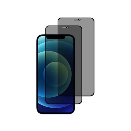 Skärmskydd Privacy iPhone 12 Mini - 3D Härdat Glas (5-pack)