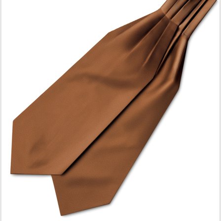 Rust Grosgrain Cravat for Men - Cravats