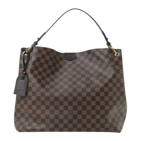 Louis Vuitton Vintage, Pre-owned Canvas louis-vuitton-bags Bruin, Dames, Maat:ONE Size