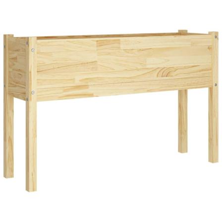 Vidaxl Odlingslåda 110x31x70 Cm Massiv Furu Brun