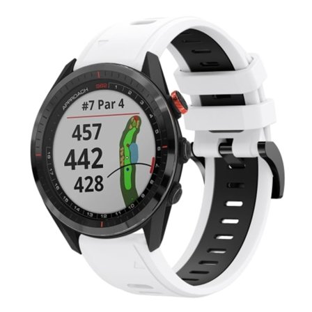 För Garmin Approach S62 22mm tvåfärgad watch