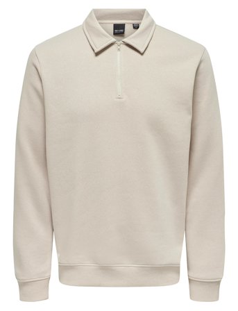 ONLY & SONS | Onsceres 1/4 Zip Sweat Polo | M