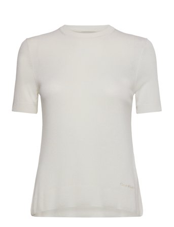 Calvin Klein | Fine Gauge Viscose Short Sleeve | S