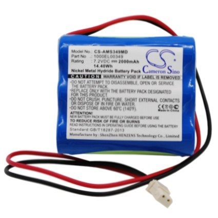 Batteri for medisinsk utstyr til Carefusion GW-pumpe, GW volumetrisk pumpe