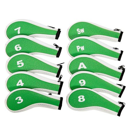 Kvalitetshuvor för golfklubbor Huvudskydd Järnset Färg: Skydda (blå)(10 st)