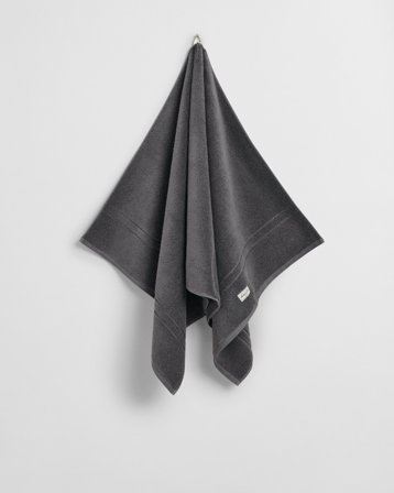 GANT Wohnaccessoires Premium Handtuch 70 x 140 (70x140) Grau