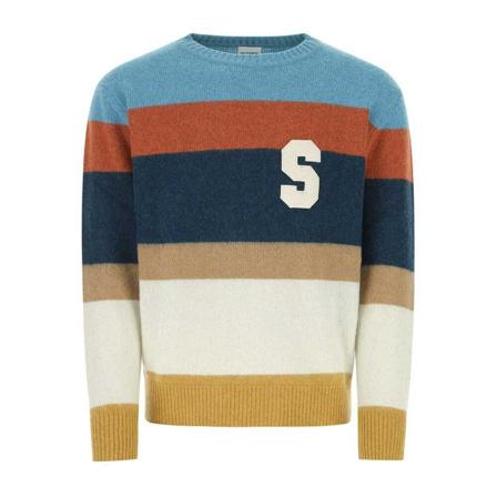 Sundek, Round-neck Knitwear Blauw, Heren, Maat:XL