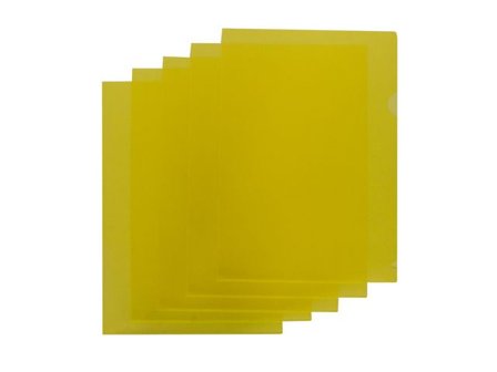 Aktmapp kraftig A4 0,18 gul - Lyreco - Kontorsmaterial - Mappar och plastfickor - Plastmappar och aktmappar