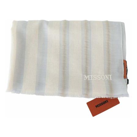 Missoni Missoni Multicolor Lined Cashmere Uni Wrap Scarf beige, unisex Halsdukar, unisex, Storlek: ONE SIZE