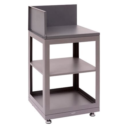 Ulkokeittiön kulmakaappi, grafiittiteräs, 60x60x110 cm