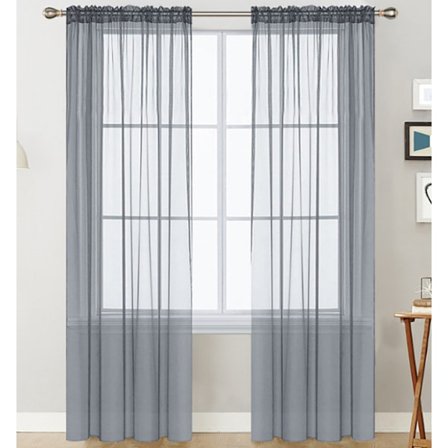 Mørklægningsgardiner til soveværelse, stue og mere Grey M