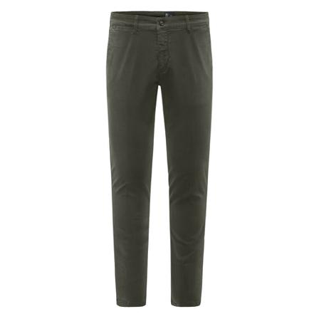 BomBoogie, Cotton Trousers with Chino Pockets Grijs, Heren, Maat:W29