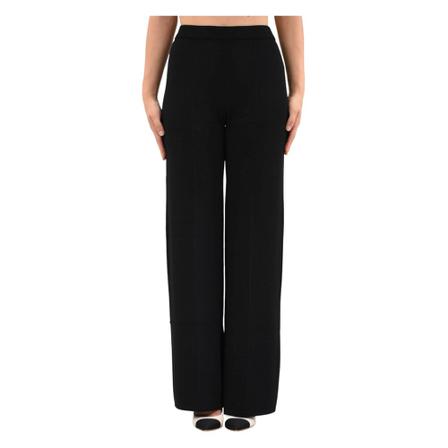 Max Mara Studio, Trousers Czarny, Kobieta, Rozmiar: L