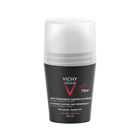 Vichy Homme Deodorante Antitraspirante Controllo Estremo 72H Roll