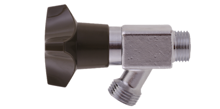 FM Mattsson 2005-4510 Tappventil G15, kort modell, Tvättstuga