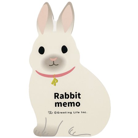 Greeting Life Rabbit Memo Notizblock