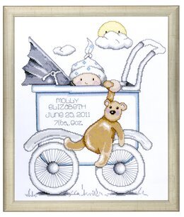 Fødselsbillede Dreng - Design Works Crafts