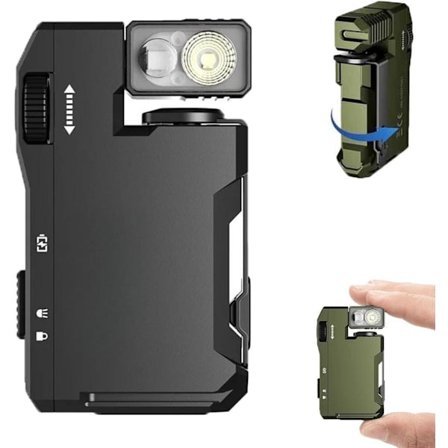 G5 genopladelig lommelygte 1/2-pakke – 400 lumen mini lommelygter med 3 tilstande til udendørs brug