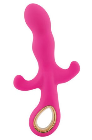 TOYZ4LOVERS Rabbit Handlicher Vibrator mit Touch-Griff Pink