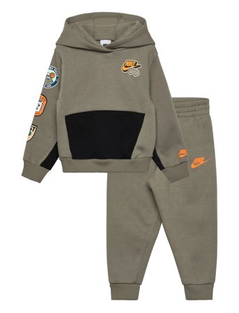 Nike F8-Fleece Pant Set - Grey - 92/98