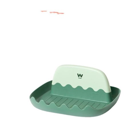 Sett med 2 grønne multifunksjonelle kjøkkenskjeholdere, plastspat