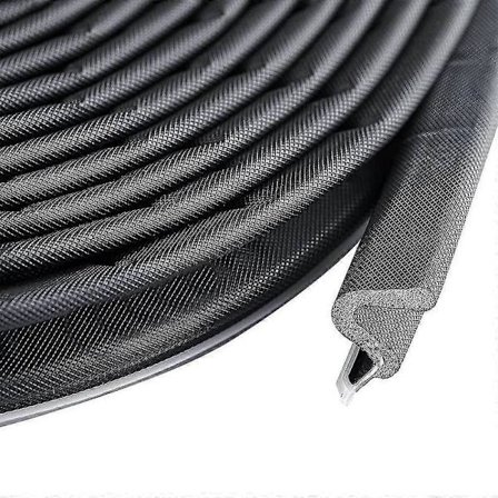 V-formet Tetningslist for Dørkarm - 8 Meter Lydisolerende Dørtetningslist