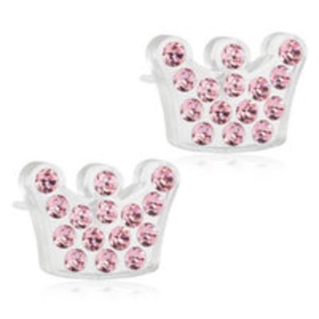 Blomdahl Örhängen MP Brilliance Princess Light Rose