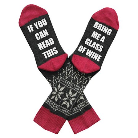 Hauskat Sukat Miehille ja Naisille, Rento Urheilusuakat Kirjaimilla "IF YOU CAN READ THIS" - Uutuus Crew-Sukat Ulkoilmaurheiluun, Juoksuun ja 