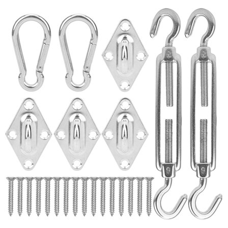 Ruostumattomasta teräksestä valmistettu ulkokäyttöön tarkoitettu telttailu rhombus-oven solki markiisin koukku aurinkovarjon työkalutarvike