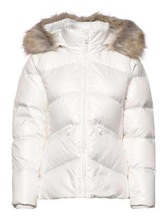 Essential Real Down Jacket Fodrad Jacka Vit Calvin Klein