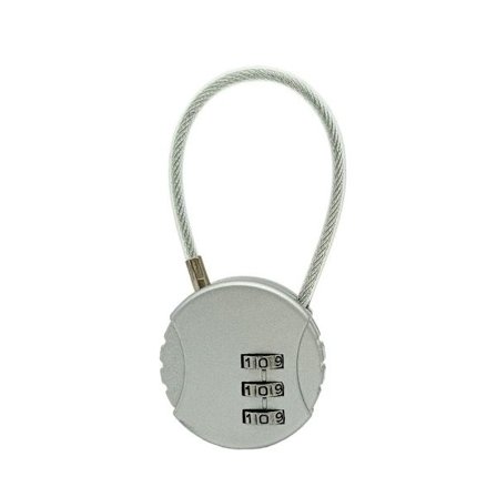 Wire Rope Password Lock Hængelås SØLV