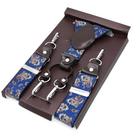 Selbukser til mænd Justerbare seler 120 cm brede 4 klip