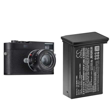 Kameran akku Leica M11, M11 Glossy, M11M jne. varten.