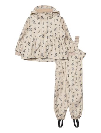 Gaia Rainwear Set Outerwear Rainwear Rainwear Sets Beige That's Mine*Betinget Tilbud