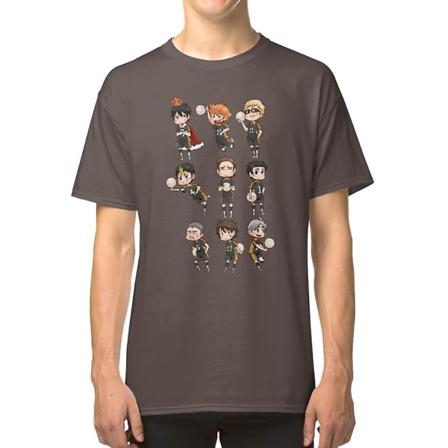 Haikyuu!! / Karasuno Chibs Tee T-shirt black
