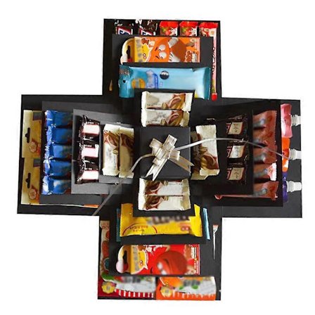 5-lagers set med Snack Explosion Box Candy Explosion Box DIY Presentförpackning