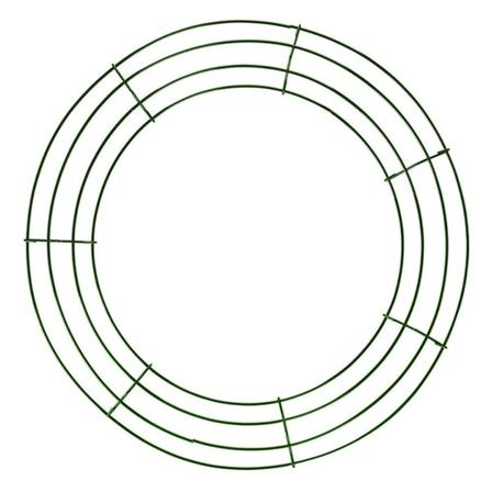Gör-det-själv Jul Metall Järn Krans Julpaj Dekoration Green 40