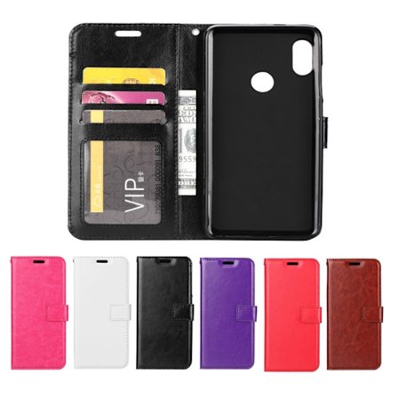 Samsung Galaxy A40 - Lompakkokotelo - Vaaleanpunainen Pinkki Rosa_max