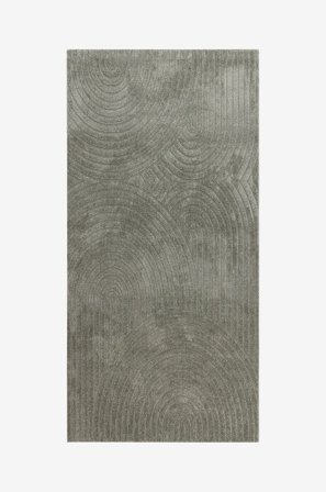 KM Home - Teppe Genova - Grønn - Lugg- & ryetepper - 80X150 - Fra Homeroom