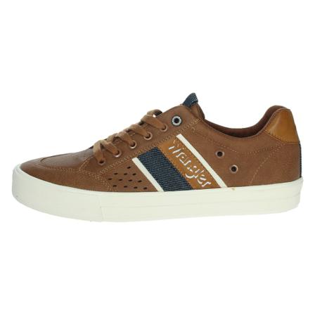 Wrangler Sneakers bassa , Bruin , Heren , Maat: 42 EU