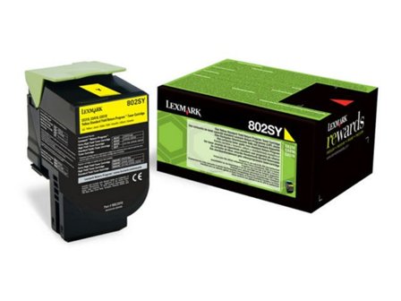 Lexmark Toner 80C2SYE 2K Gul - Lyreco - Toner och bläck > Tonerkassetter > Toner Lexmark
