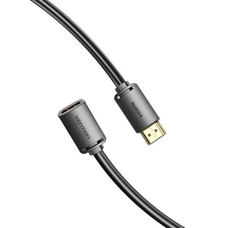 HDMI 2.0 hann til HDMI 2.0 hunn forlengelseskabel Vention AHCBJ 5m, 4K 60Hz, (svart)