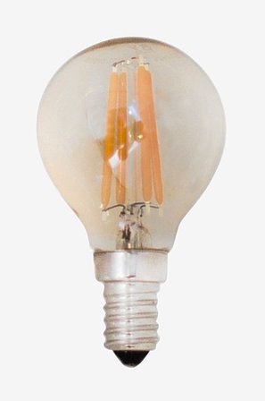 Jotex - Dekorationslampa Led Dimbar Klot E14 4w ø 45 Mm Amber Amber Filament - Köp E14 hos Jotex