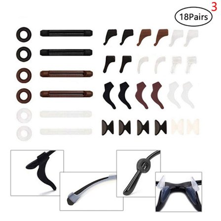 Silikone Anti-slip Ørekroge holdere Næsepuder til E