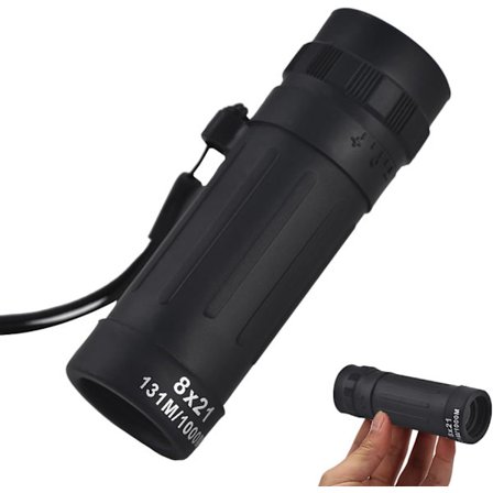 8x21 Mini Monokulær Teleskop, Monokulær Teleskop, Monokulær, Mini Monokulær Enkelt Kikkert for Barn