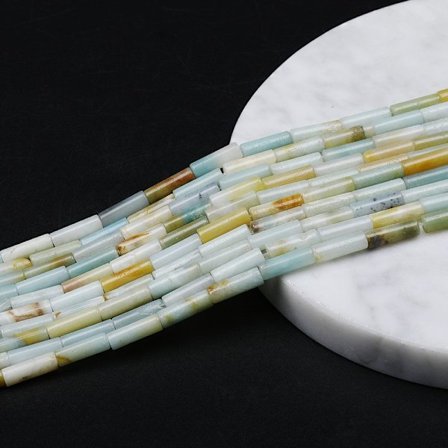 13x4 mm natursteinsrørperler gjør det selv-smykker 1 1